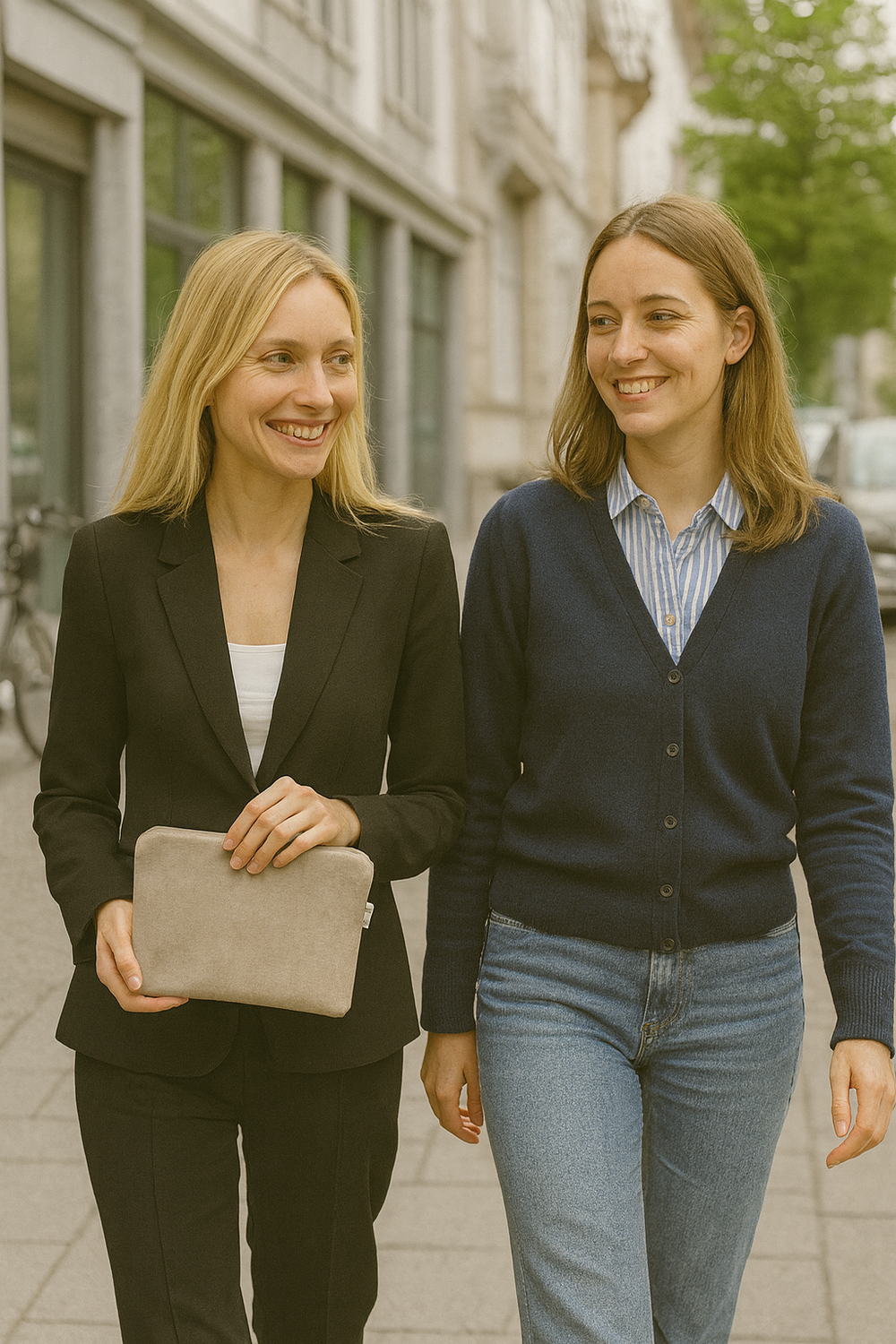 borsetta beige con cerniera