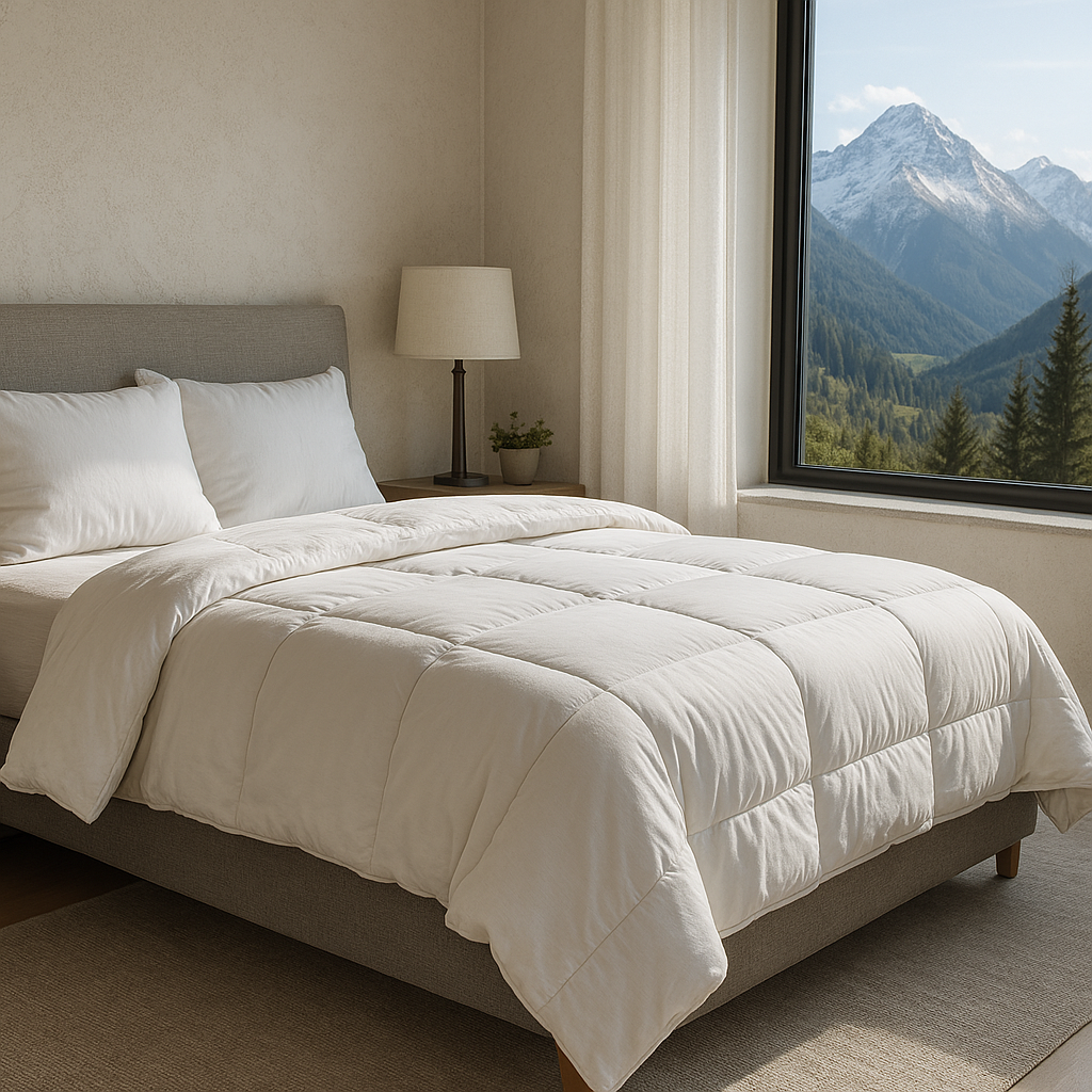 Piumone INVERNO pesante 100% Piumino d’oca bianca 250x215 - 469 € CoBi Cashmere