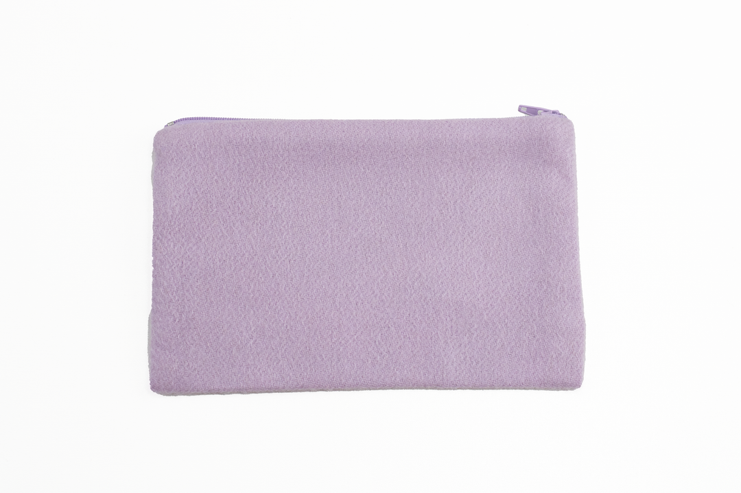 Pochette - Astuccio Extralarge in Puro Cashmere colore Lilla / 30x20 - astuccio - 49 € CoBi