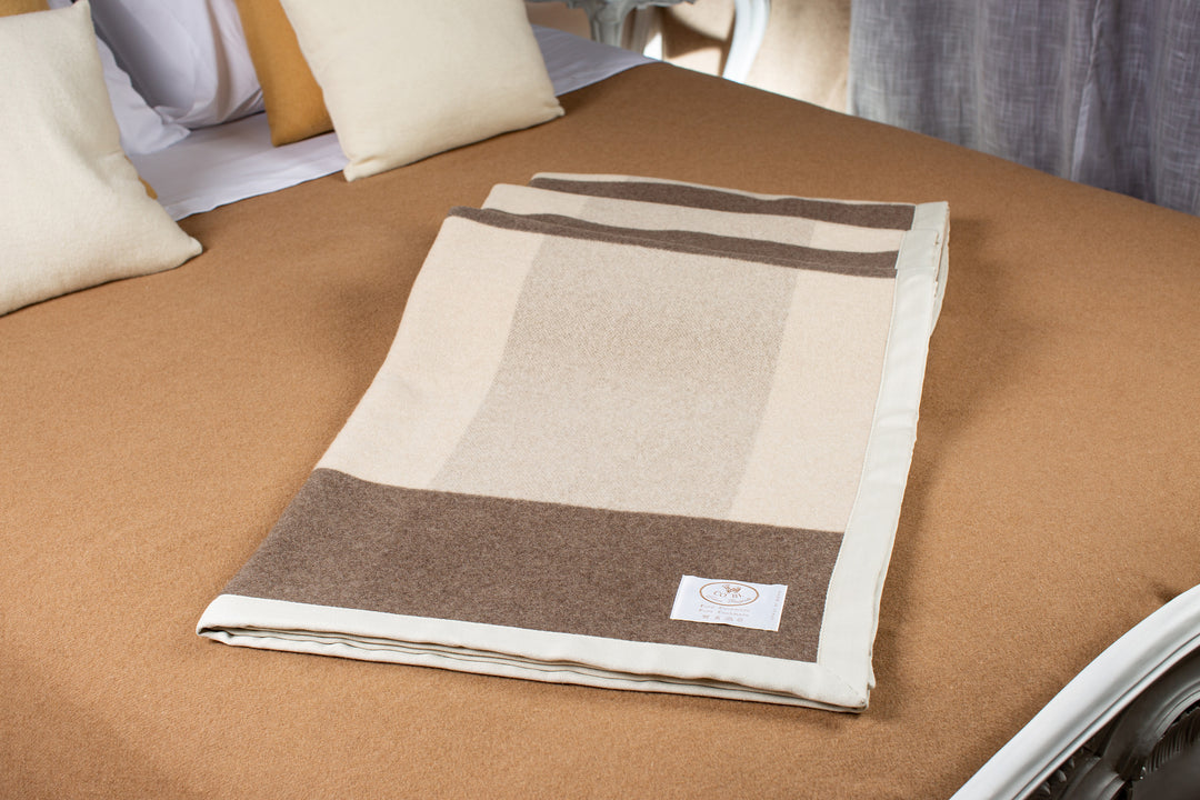 Coperta di cashmere a quadri