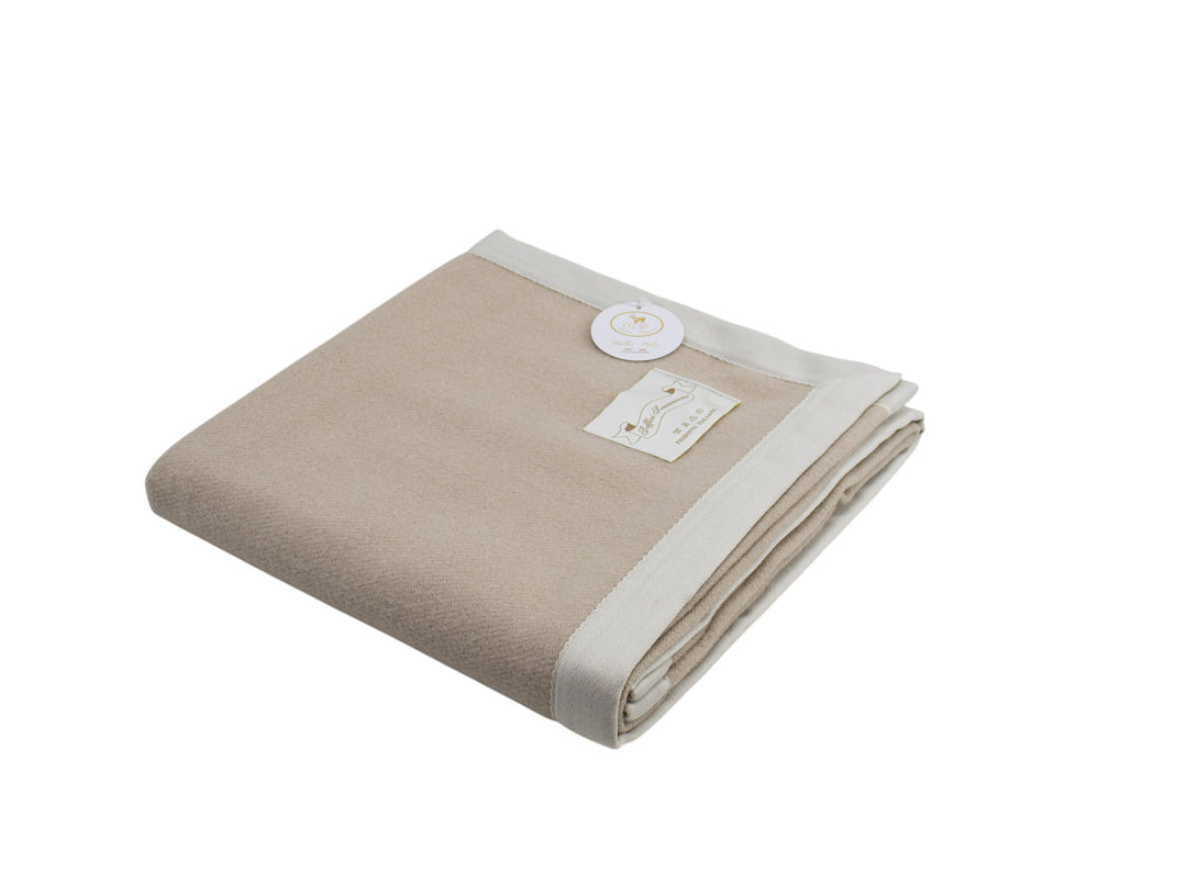 Coperta per neonato colore beige
