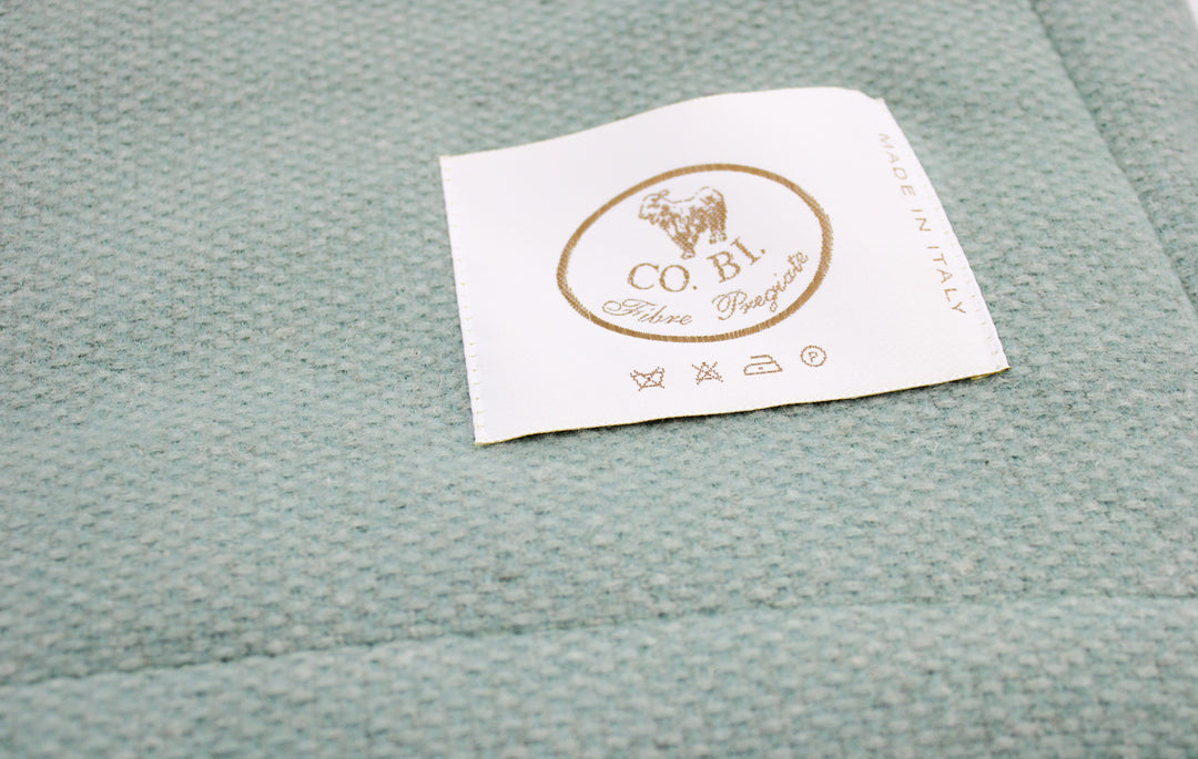 Coperta leggera ALLEGRA con bordo ripiegato Lana e Lino