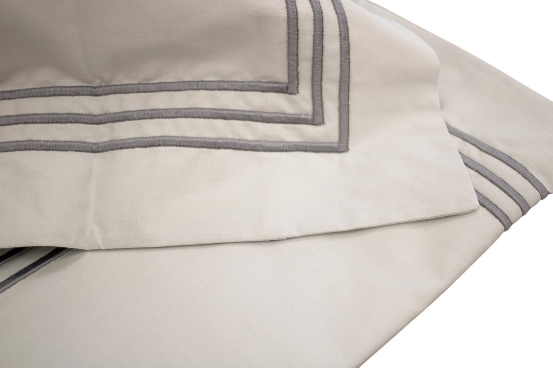 Set Duvet Cover Percale Cotton with cordonet ANACLETO