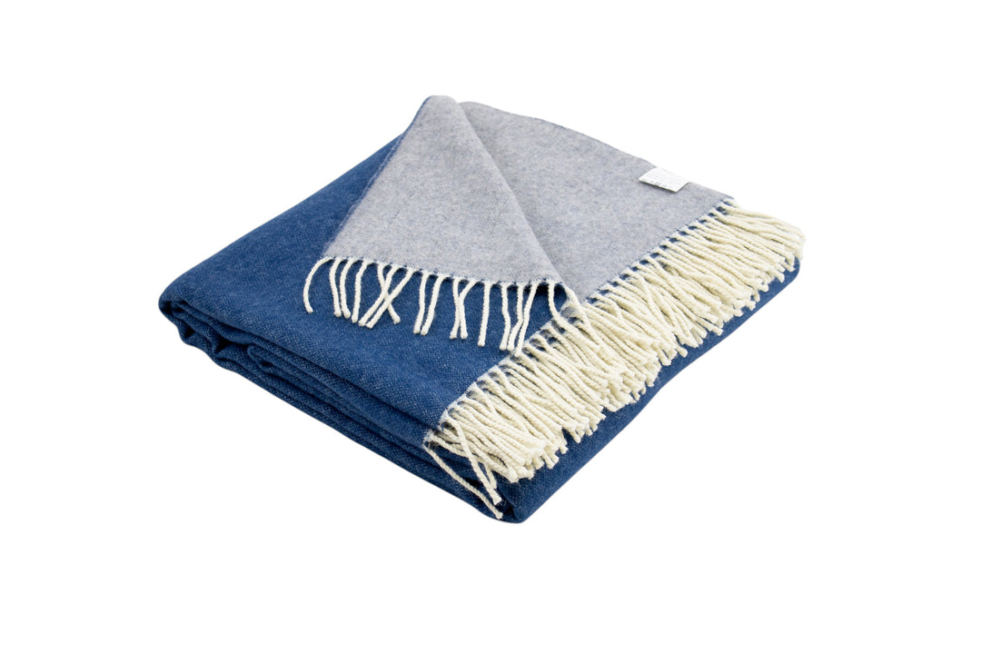 Throw ARTURO Double Face Cashmere and Wool