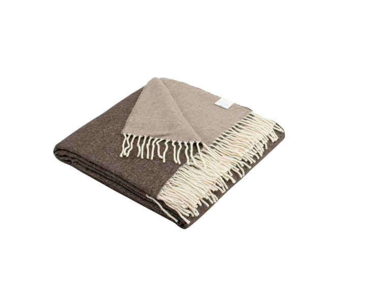 Throw ARTURO Double Face Cashmere and Wool