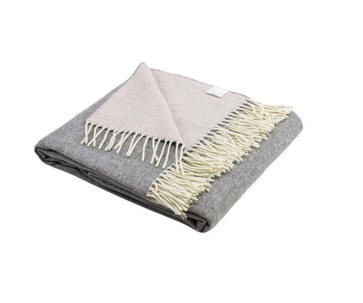 Throw ARTURO Double Face Cashmere and Wool