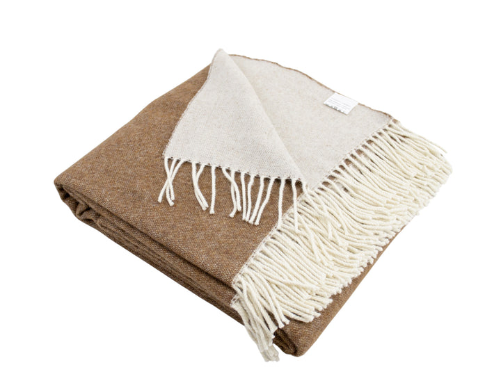 Throw ARTURO Double Face Cashmere and Wool