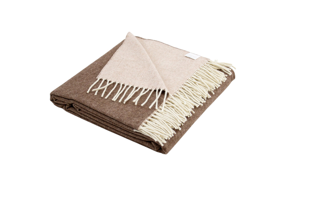 Throw ARTURO Double Face Cashmere and Wool