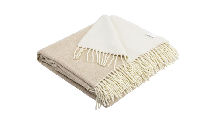 Throw ARTURO Double Face Cashmere and Wool