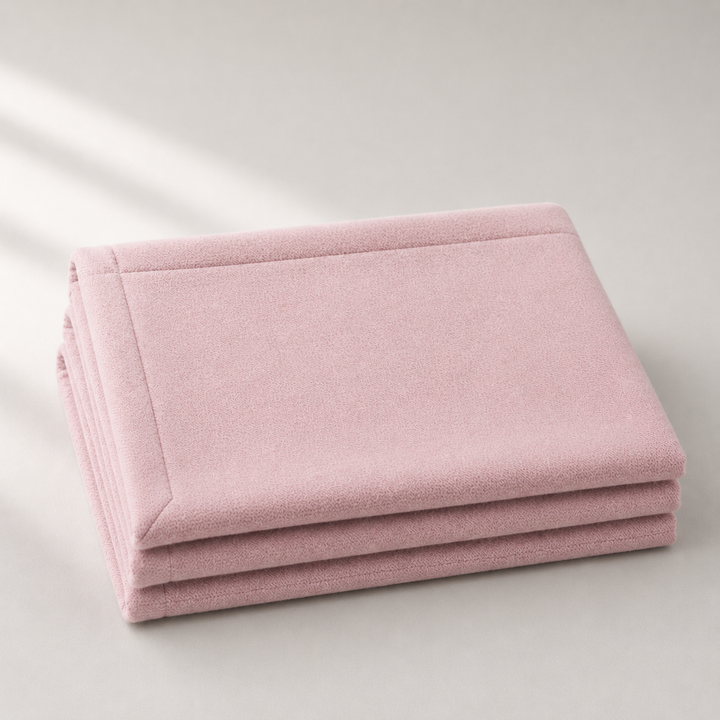 Coperta leggera PATTY Cashmere e Lana bordo risvoltato