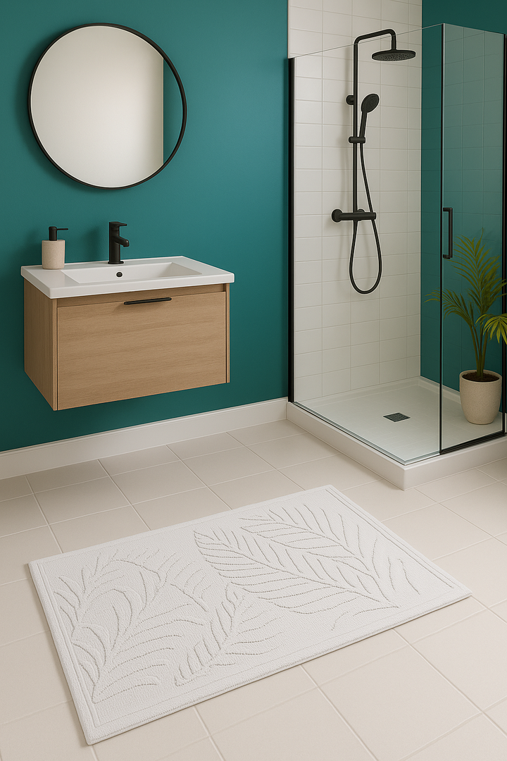COTTON BATHROOM RUG PALMERA