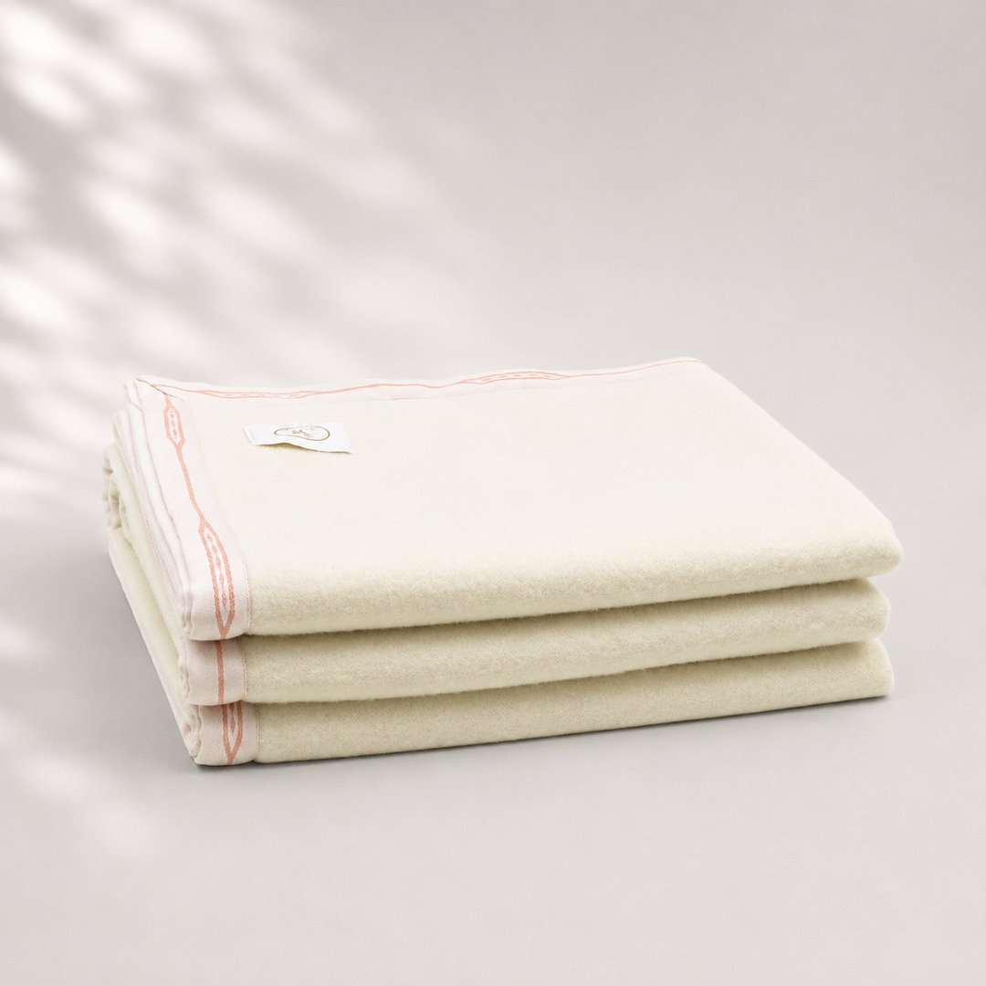 Coperta matrimoniale di lana norvegese invernale