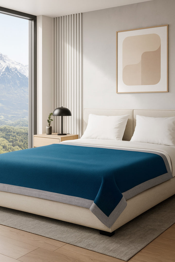 ZAC Petrolium Pure Wool Blanket