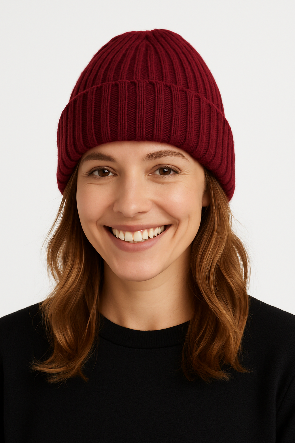 Cuffia bordeaux