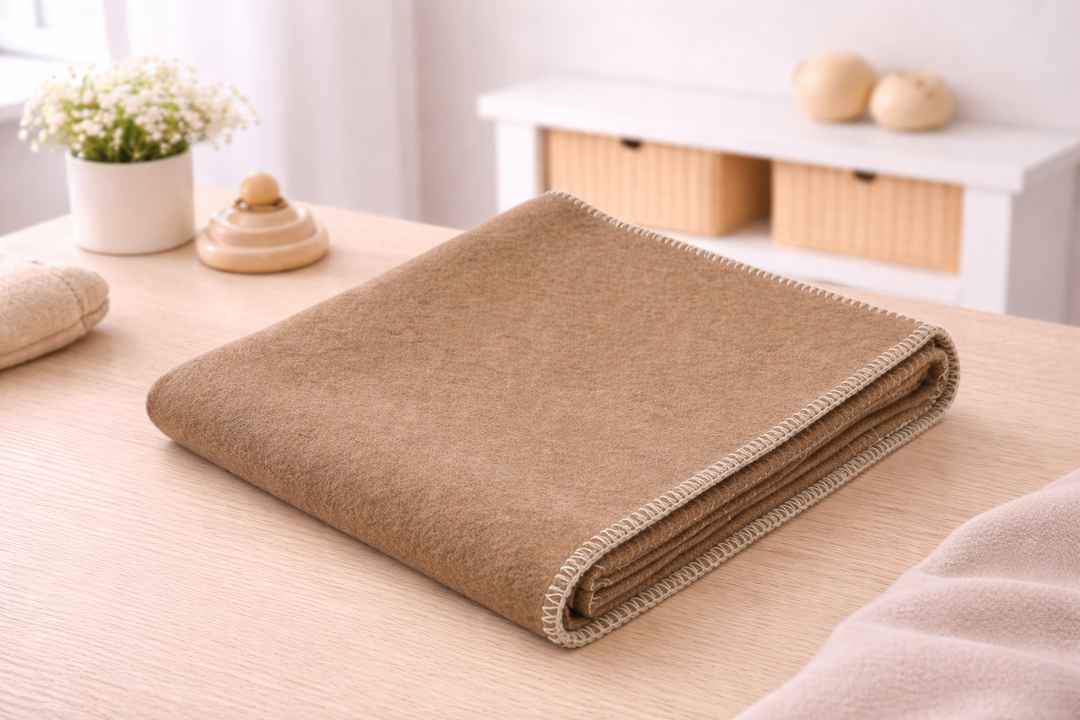 Coperta di puro cammello invernale per culla