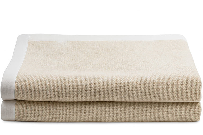 Coperta matrimoniale di Cashmere beige