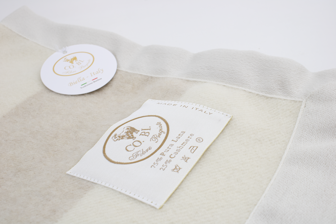 COT BLANKET GRACE Cashmere and Wool