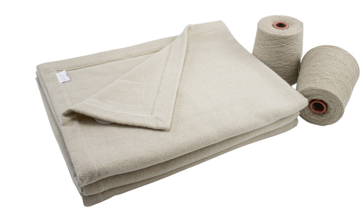 ALLEGRA BLANKET Wool and Linen