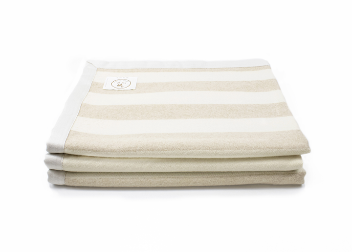 COPERTA 2 RIGHE Cashmere e Lana