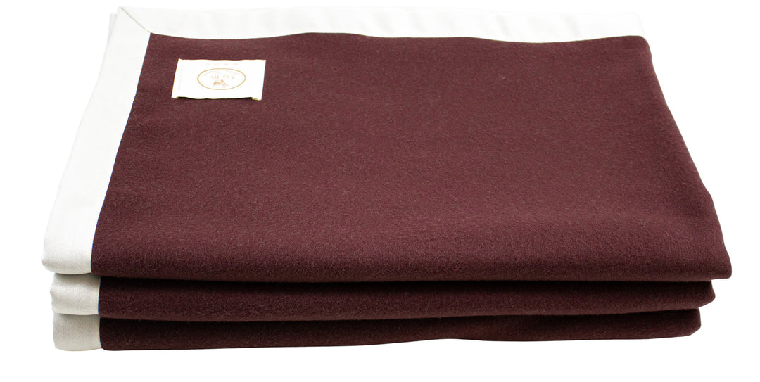 Coperta pesante bordeaux matrimoniale