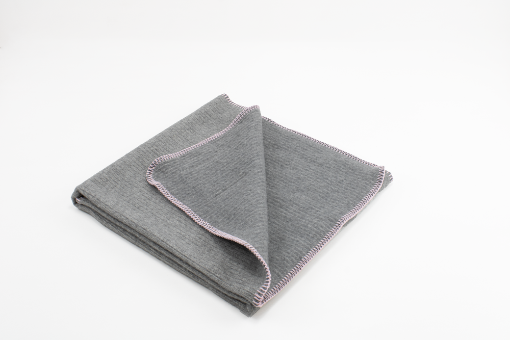 Copertina NOEMI Cashmere e Lana Grigio / Culla 75x110 - Coperte Baby Coperta per culla in - CO.BI 69 € CoBi