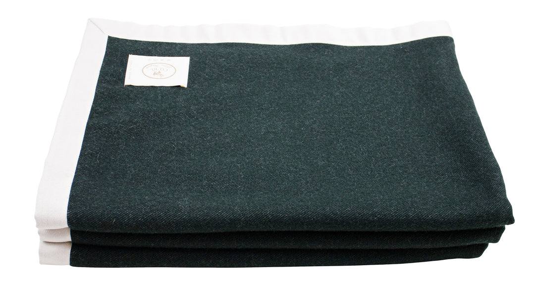 Coperta verde bosco matrimoniale