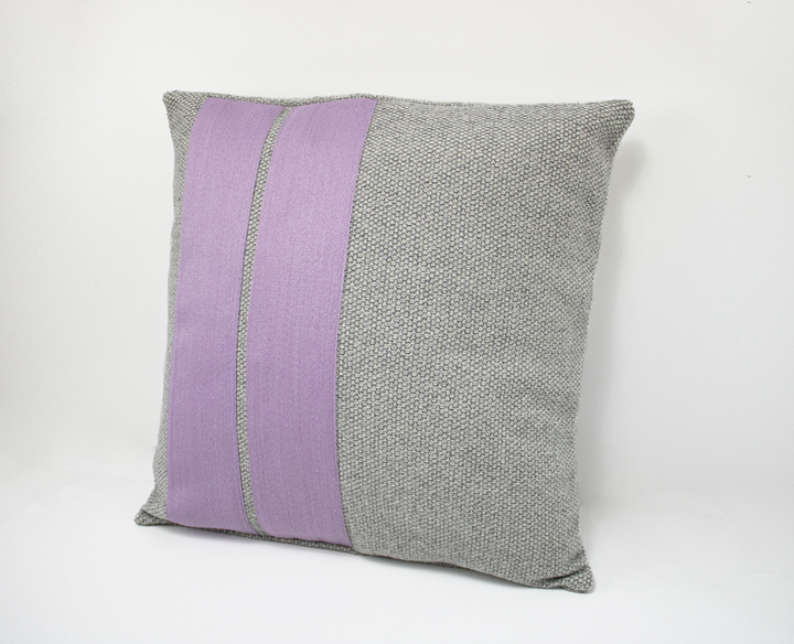 RIGHE CUSHION Cashmere and Wool