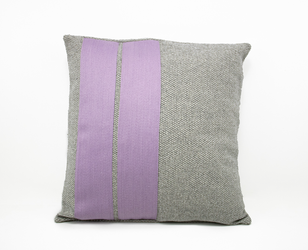 RIGHE CUSHION Cashmere and Wool