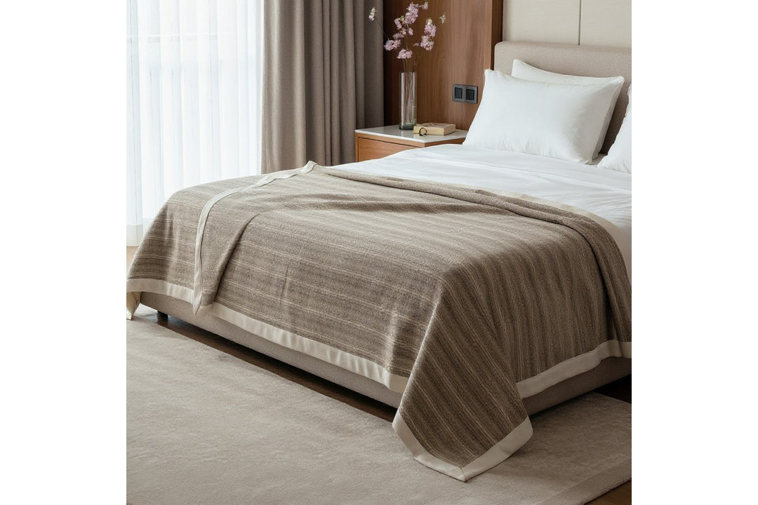 Coperta di Cashmere millerighe