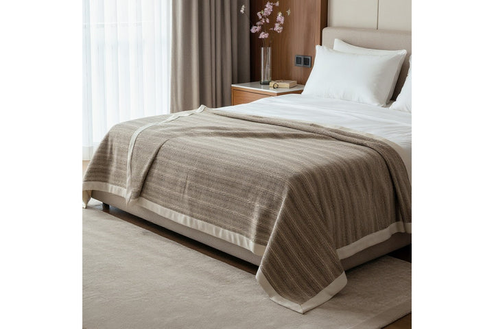 Coperta di Cashmere millerighe