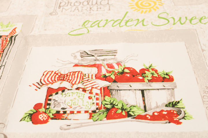 Tovaglia ANTIMACCHIA NO STIRO 6 Persone SWEET GARDEN