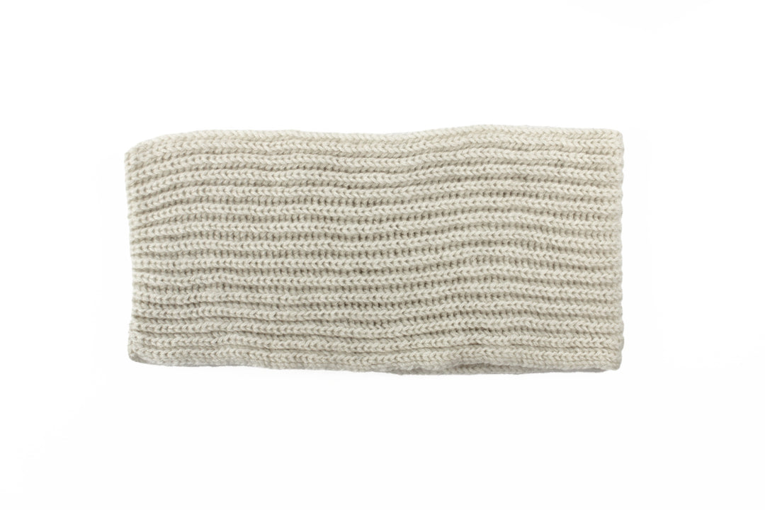 FASCIA SCALDACOLLO in maglia Puro Cashmere