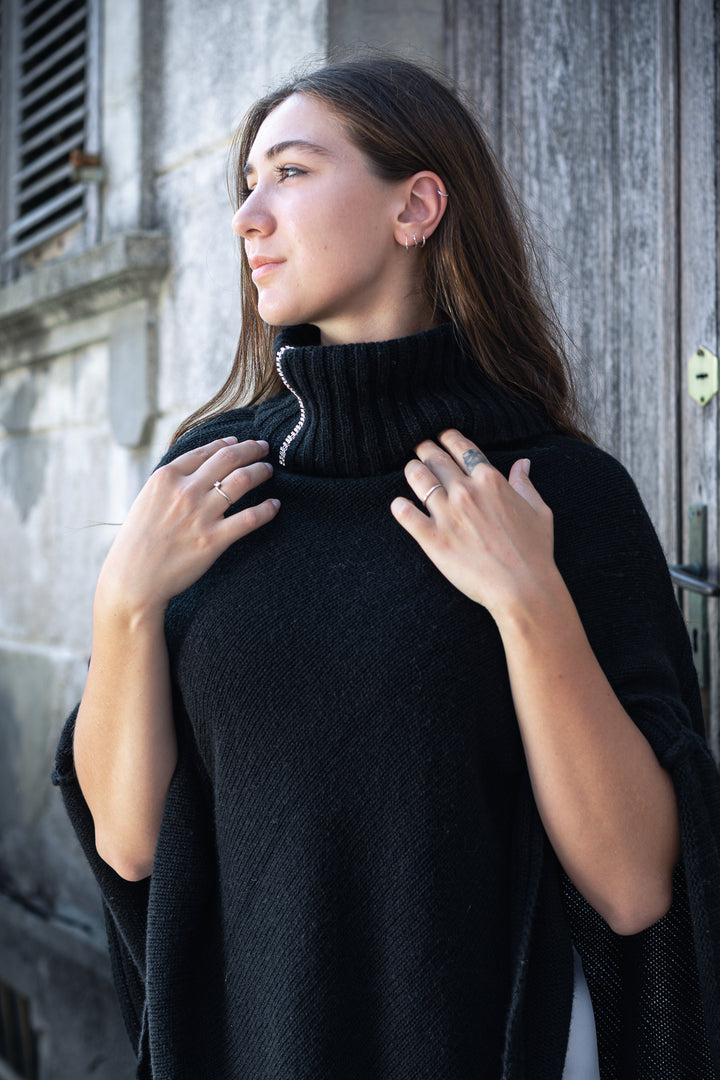THE PONCHO Pure Cashmere