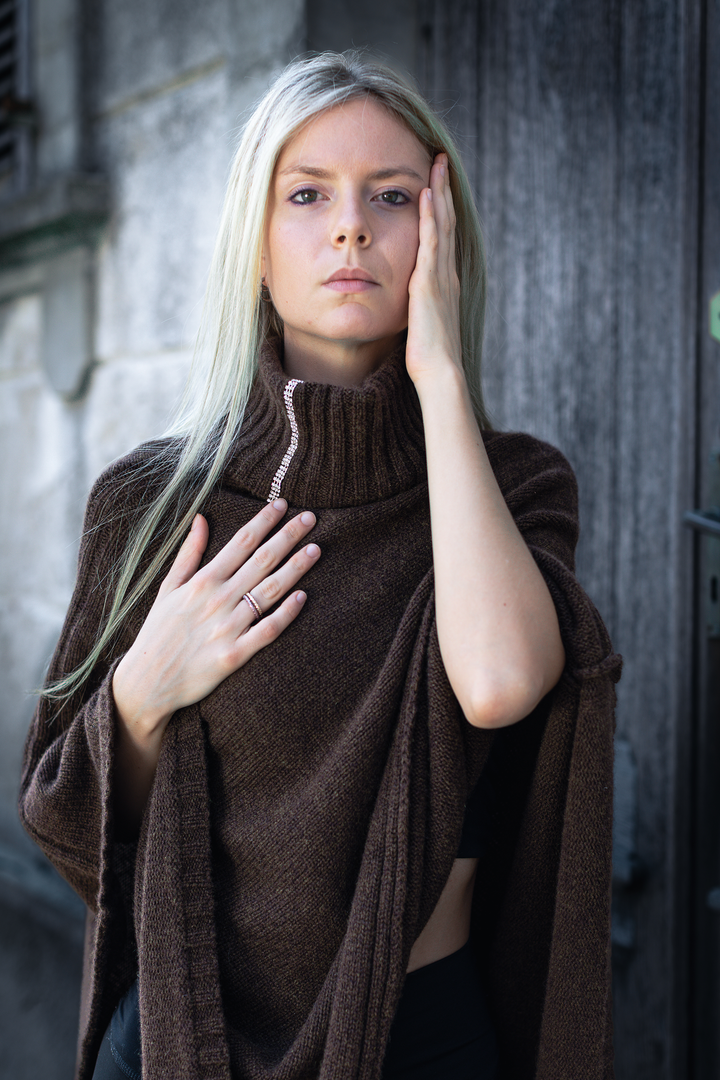 THE PONCHO Pure Cashmere