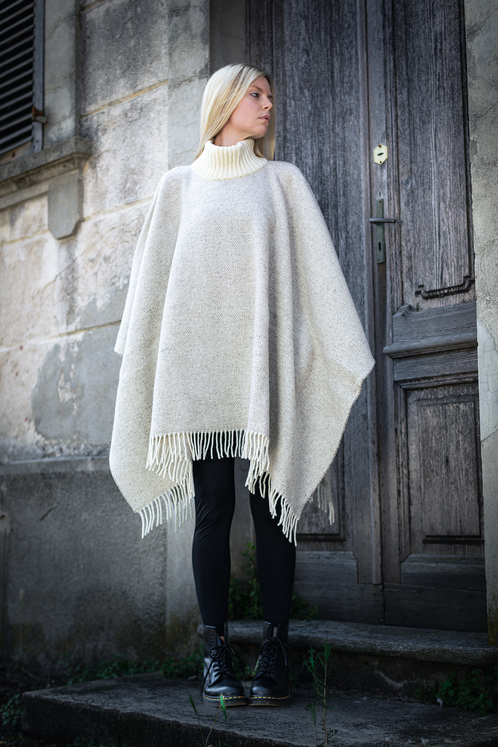 PONCHO EVADINA Cashmere e Lana