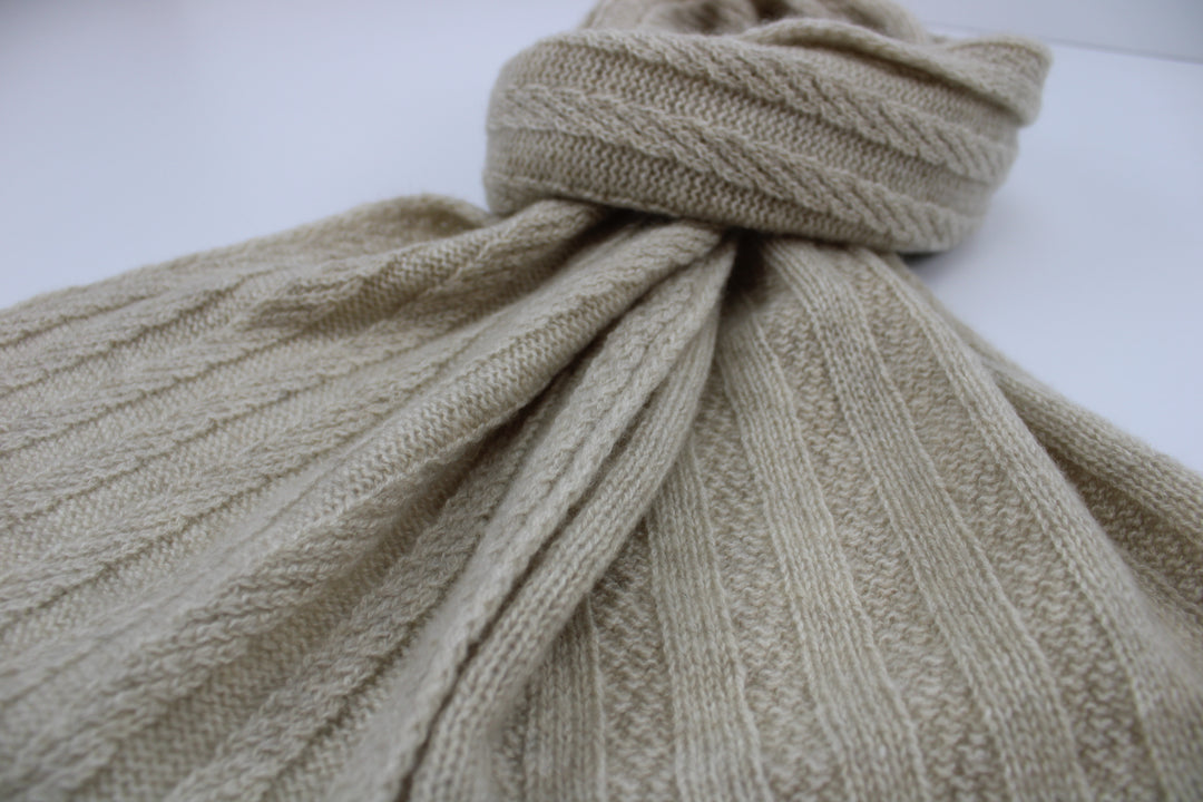 SCIARPA ARAN Puro Cashmere