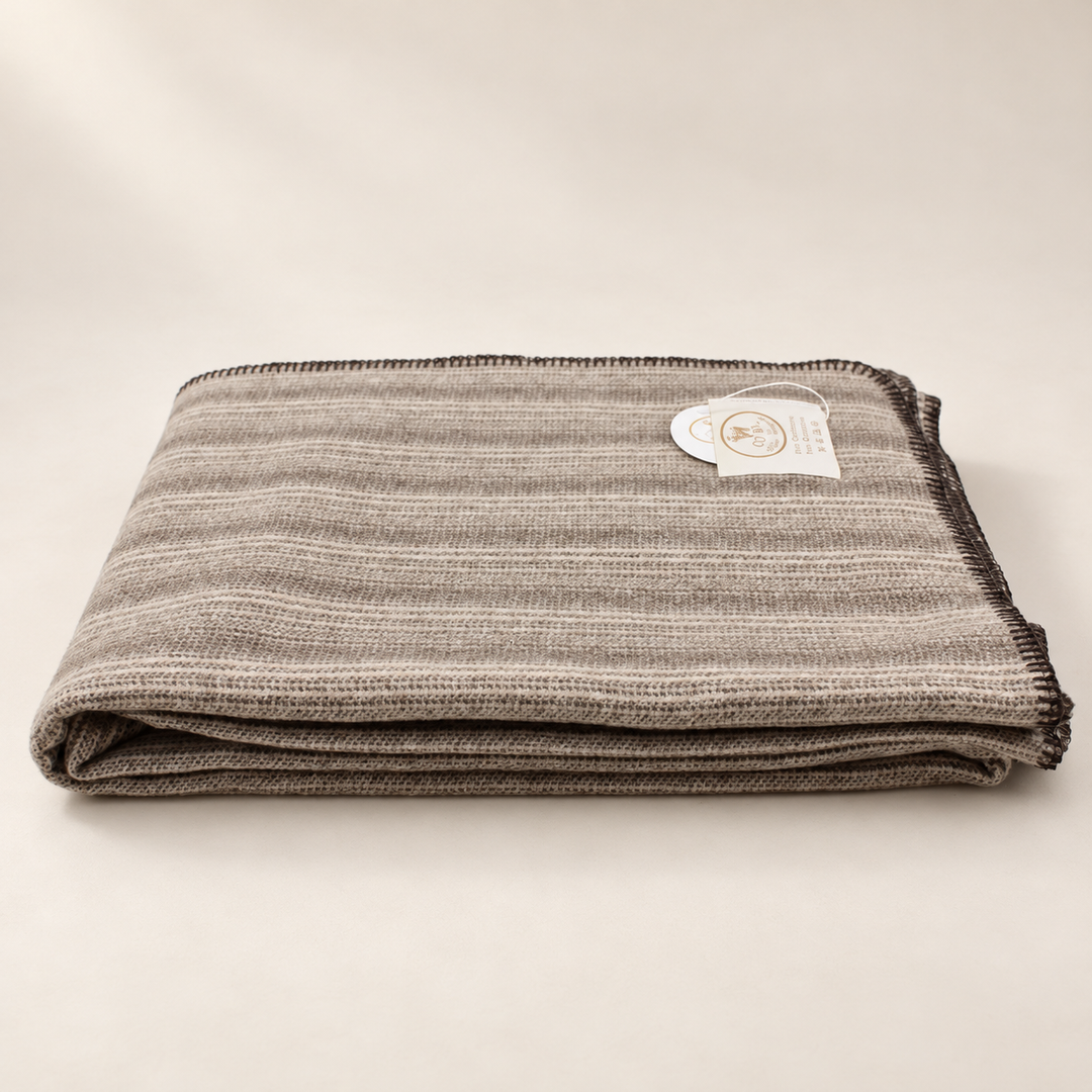 DANY - Plaid 100% Cashmere rifinito punto cavallo