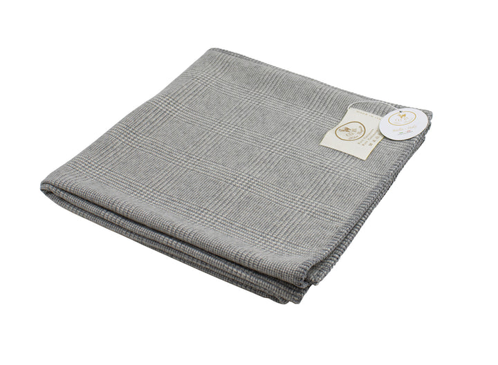 Copertina lettino KATE Puro Cashmere Grigio / Lettino 150x110 cm - Coperte Baby Azzurro/Grigio per a Principe di Galles