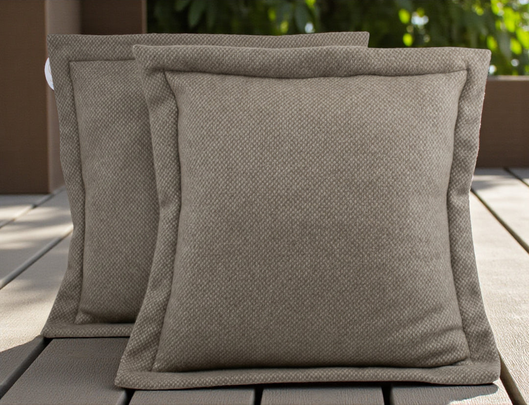 Cuscino d'arredo di Cashmere marrone