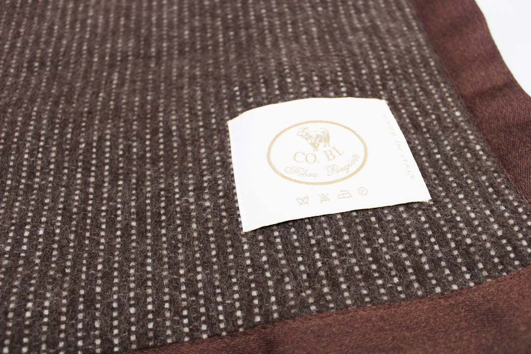 Coperta TINA Cashmere e Lana Lavorazione melange