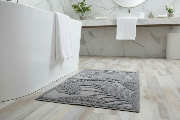 Cotton Bathroom Carpet Rug PALMERA 