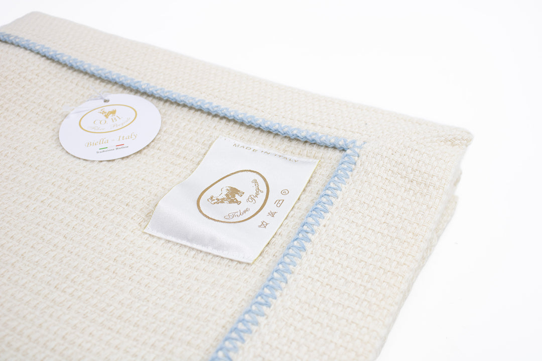 Coperta per culla in cotone e cashmere