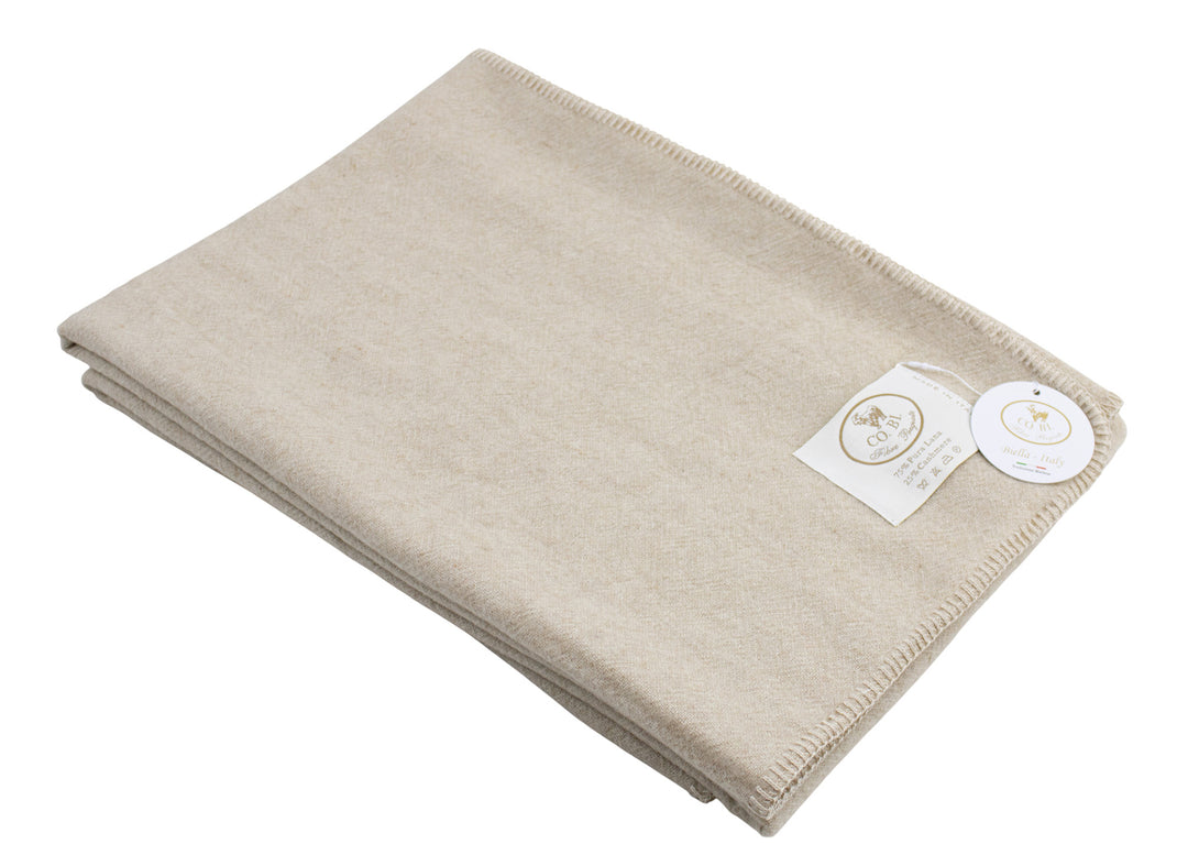 Plaid di cashmere e lana leggero