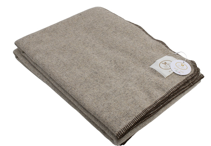 Plaid extralarge marrone chiaro