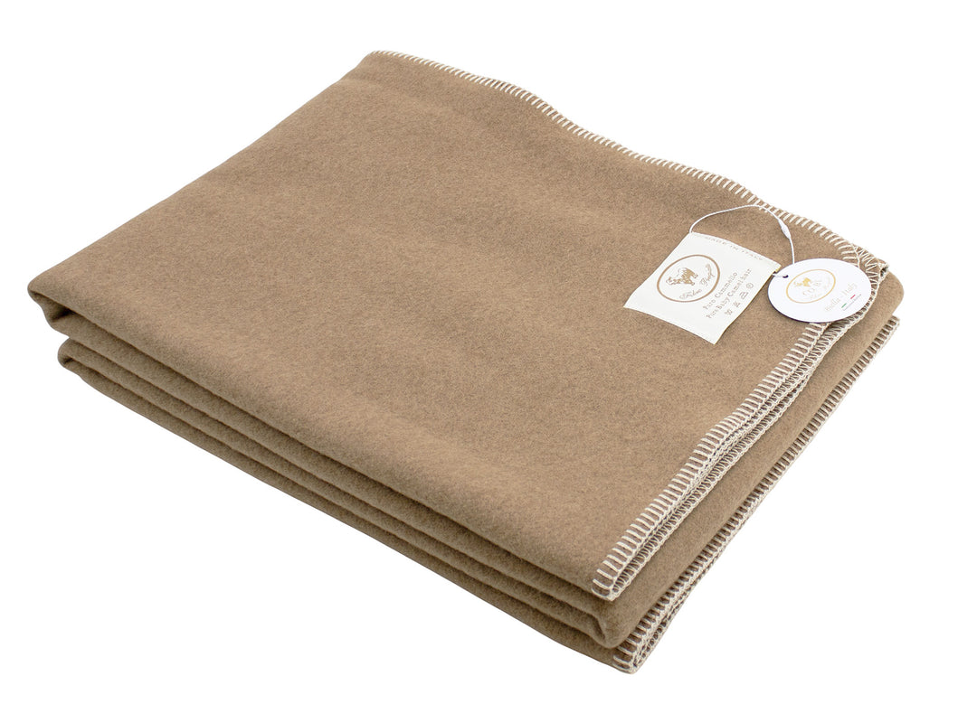 Plaid di cammello color cammello