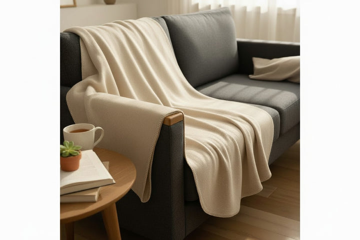 Plaid JENNY Punto cavallo Puro Cashmere