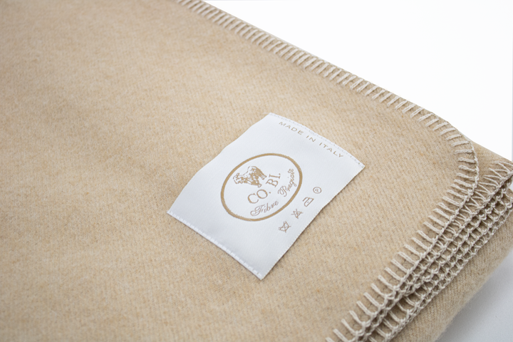 THROW VALENTINA Wool and Natural Viscose 
