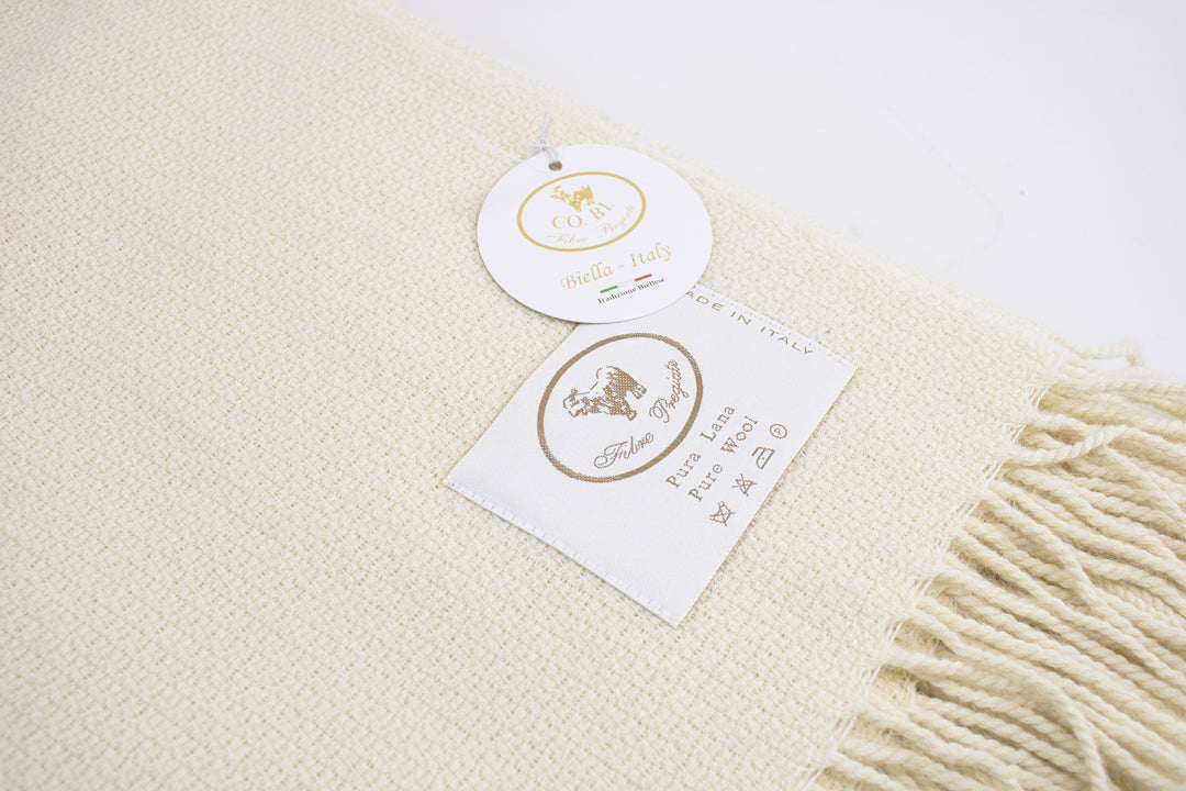 Particolare plaid pura lana