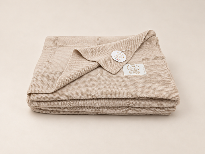 Knitted Throw NUVOLA Pure Cashmere