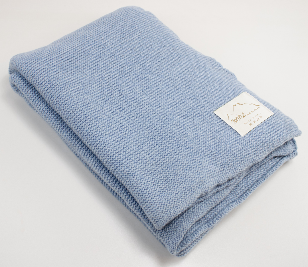 THROW CARION Wool and Viscose